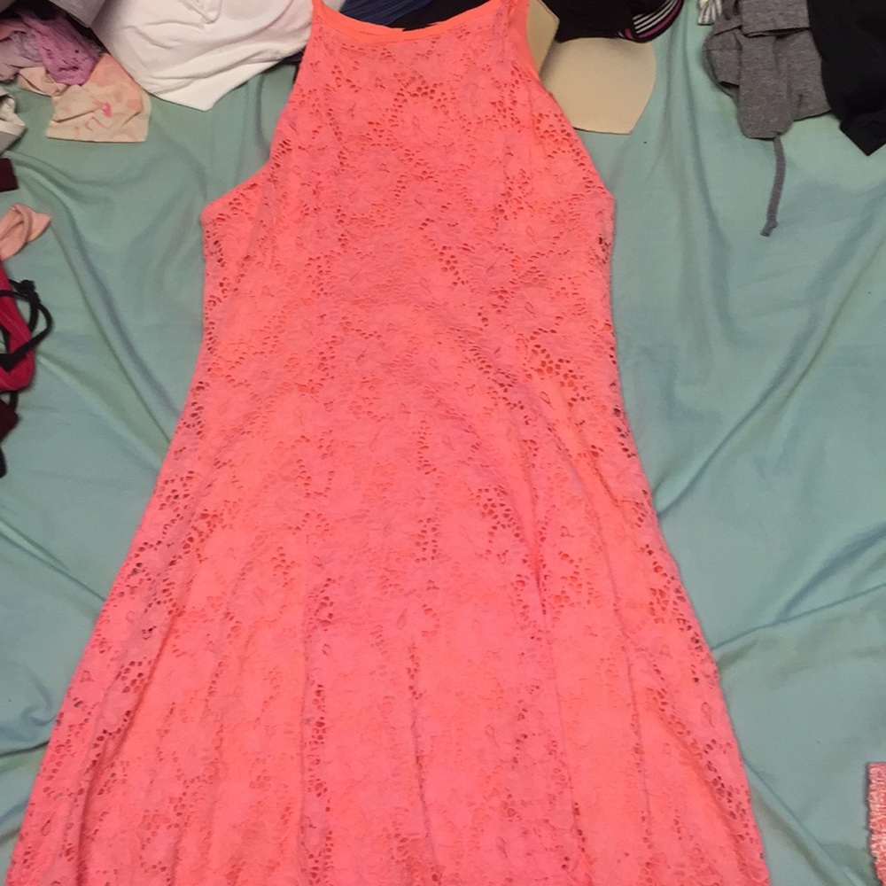 Orange-pink dress